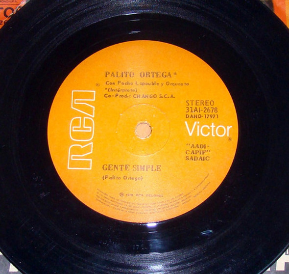 Palito Ortega Yo Canto Porque Me Gusta Simple C/tapa / Kktus 1