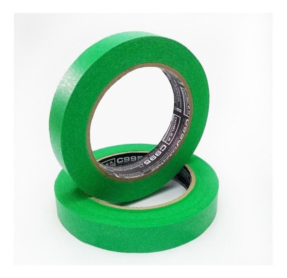 Cinta De Enmascarar Doble A Línea Verde 18 Mm Detailing 0