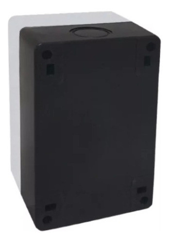 Caixa 2 Furo 22ømm- Sem Botao - Vazia Tampa Cinza Bx1/2 1