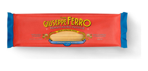 Pasta Italiana Giuseppe Ferro Spaghettoni Ruvidi 500g Italia 0