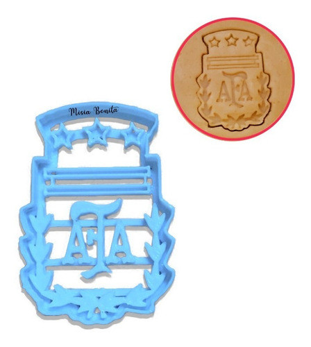 X6 Kit Argentina Tricampeon Mundial Cortantes Galletas Masas 1