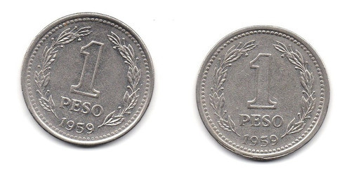 Monedas De Un Peso Año 1959 0