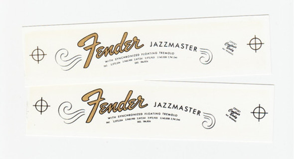 2 Calcos - Calcas - Decals  Jazzmaster 0