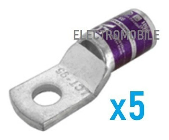 Terminal De Cobre Estañado De Placa Compacta 185mm2 X5 Lct 0