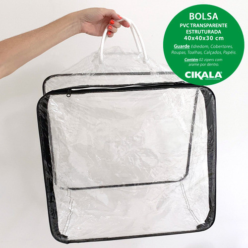 Kit 2 Organizadores 40x40x30cm Para Viagens 1