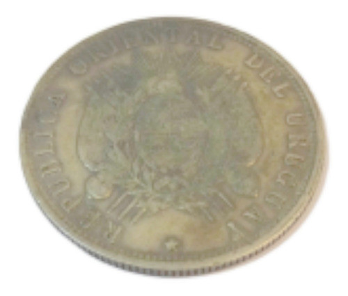 Moneda Plata 50 Centesimos Uruguay 1894 Ideal Coleccionistas 1
