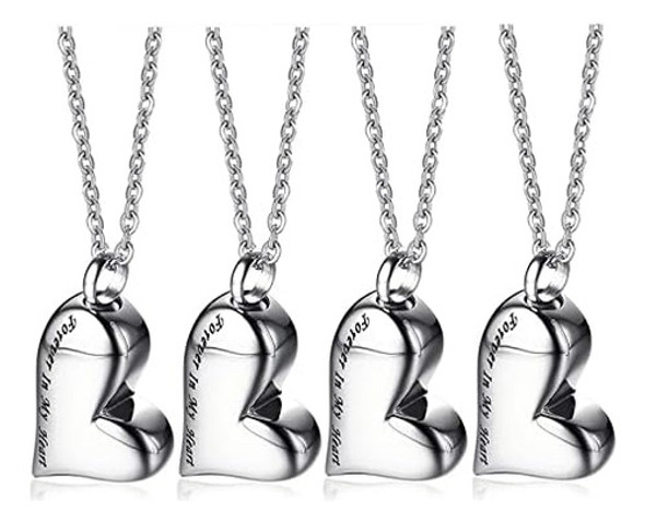 Vnox Collar De Urna Para Cenizas, 4 Piezas, Joyería De Para 0