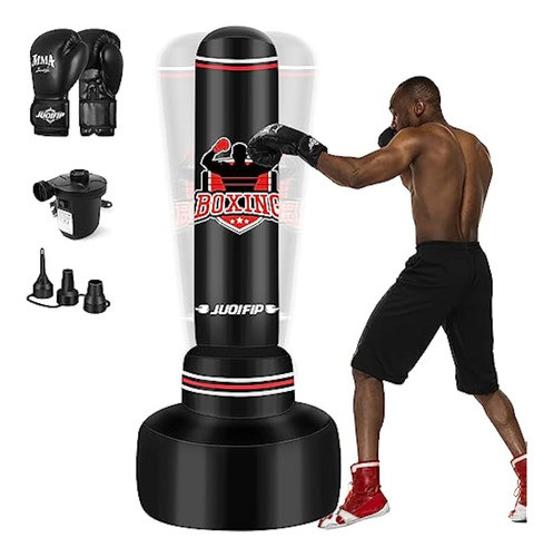 Juoifip Punching Bag With Stand Adult 70- 0