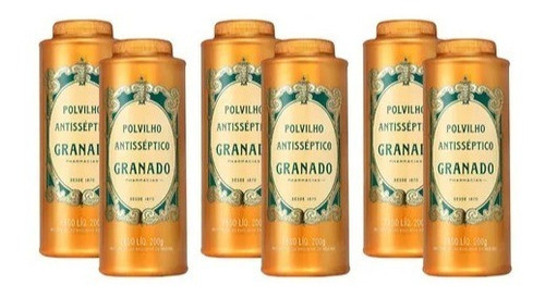 Polvilho Antisséptico Granado Tradicional (kit 6x200g) 0