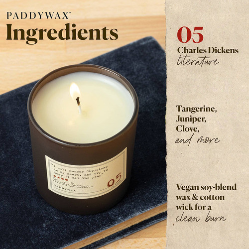 Paddywax Library Collection Charles Dickens Vela Perfumada D 1