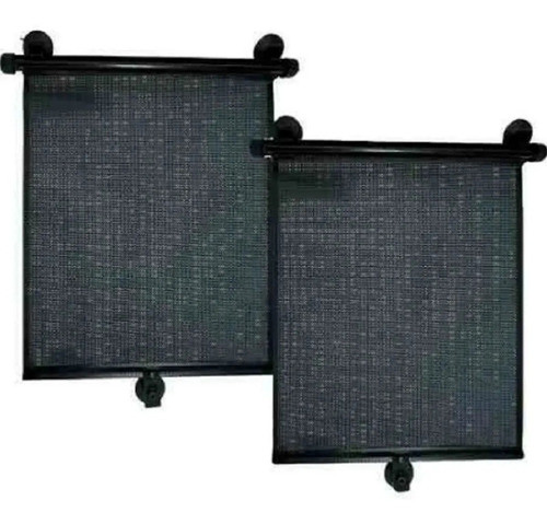 Cortina Parasol Para Auto C/ Sopapa Enrollable Ventanilla X2 0