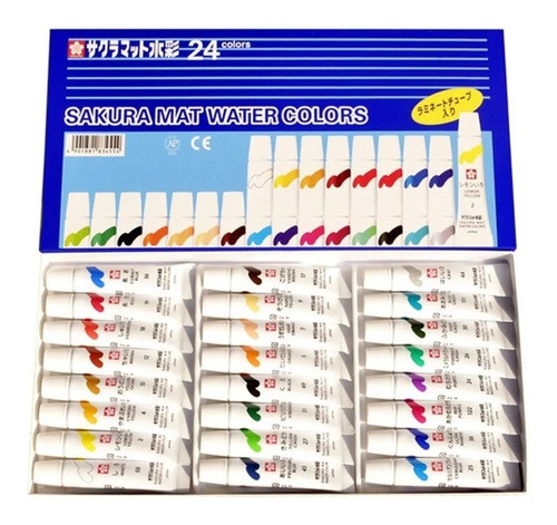 Tinta Aquarela Sakura Bisnagas - Importada Japão 1