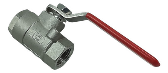Válvula Esfera Inox 316 2 Vias Lance 1/2 Npt 0