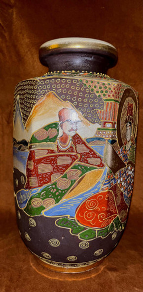 Jarrón Florero Potiche Porcelana Satsuma Japonés Sell Y Firm 0