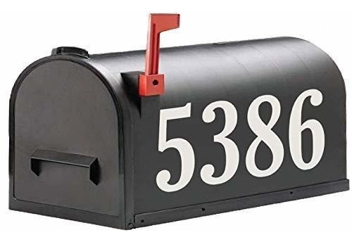 Numeros Autoadhesivos Vinilo Reflectivo Blanco 7.6cm- 4sets 0