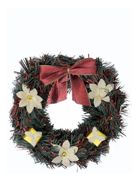 Corona Navidad 20 Cm Decorada #635 0