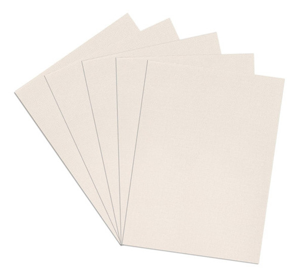 Tela De Punto De Cruz De 12x45cm, 5 Piezas, Blanco Arroz 0