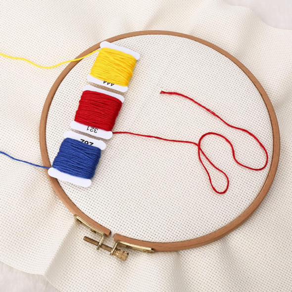 Tela De Punto De Cruz De 12x45cm, 5 Piezas, Blanco Arroz 1