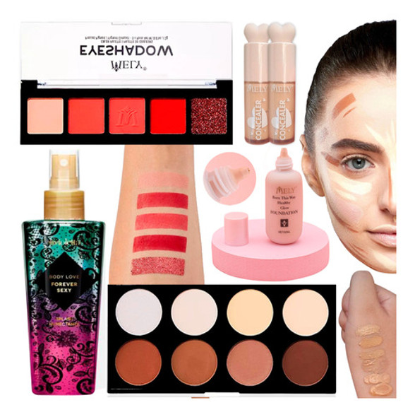 Set De Maquillaje Vegano Make Up Profesional Cruelty Free 0