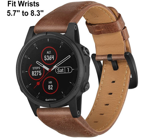 Malla Para Fenix 6/6 Pro / 6 Pro Solar 5/5 Plus, 22mm Marron 1
