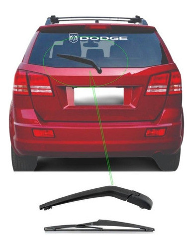 Brazo Limpia Luneta Trasera Dodge Journey 2012 C/ Escobilla 0