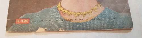 Antigua Revista El Hogar Julio 1959 Hayness B4 1
