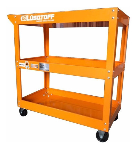 Mesa Carro Porta Herramientas Ruedas 3 Estantes Lusqtoff 0