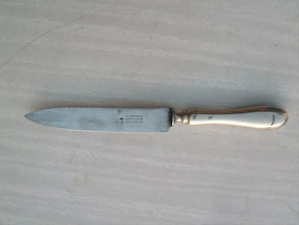 Antiguo Cuchillo Herder Abr. Solingen Hoja Carbono 14,2 0 Antiguo Cuchillo Herder Abr. Solingen Hoja Carbono 14,2 0