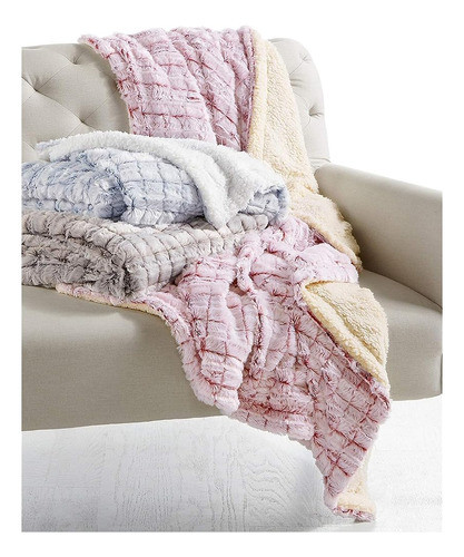 ~? Hotel Suite Micromink/sherpa Reversible 50 X 60 En Color 1