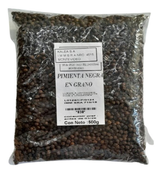 Pimienta Negra En Grano 500gr Lleve 3 Y Pague 3 0