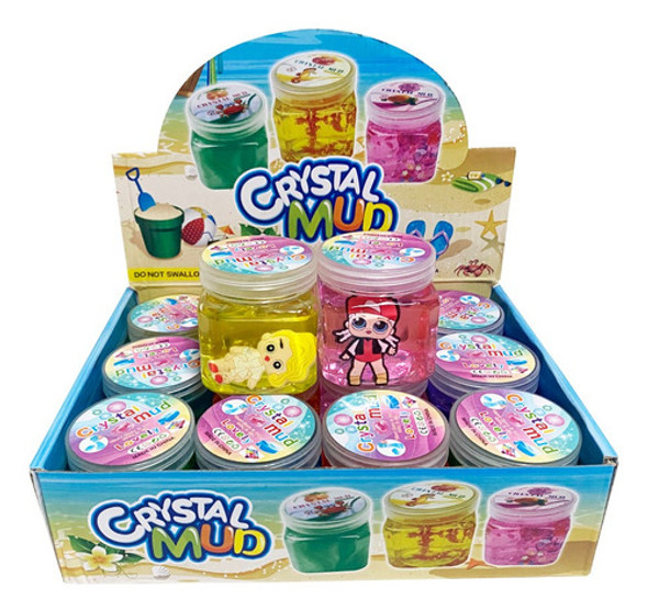 Slime Masa Elástica Colores Muñequitas X12 Norca X Mayor 0