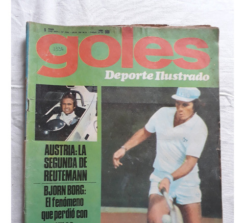 Revista Goles Nº 1336 Agosto 1974 Guillermo Vilas Reutemann 0