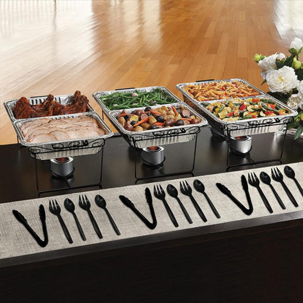 ~? Party Essentials Kit De 33 Piezas Para Servir Buffet De F 1 ~? Party Essentials Kit De 33 Piezas Para Servir Buffet De F 1