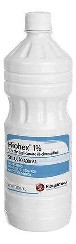 Clorexidina 1% Riohex Solucao Aquosa Antisséptico 1 Litro 1