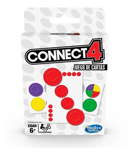 Connect 4 Cartas Juego De Mesa Hasbro - Espacio Regalos 0