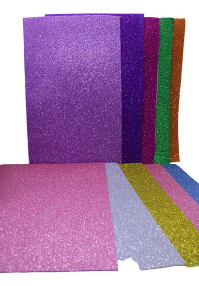 Goma Eva Glitter Colores Adhesivas Varios Relieve A4 0 Goma Eva Glitter Colores Adhesivas Varios Relieve A4 0