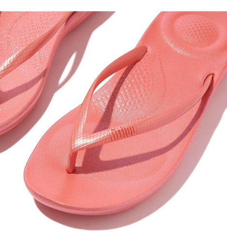 Chanclas Ergonómicas Iqushion Fitflop Para Mujer, Coral Rosa 1