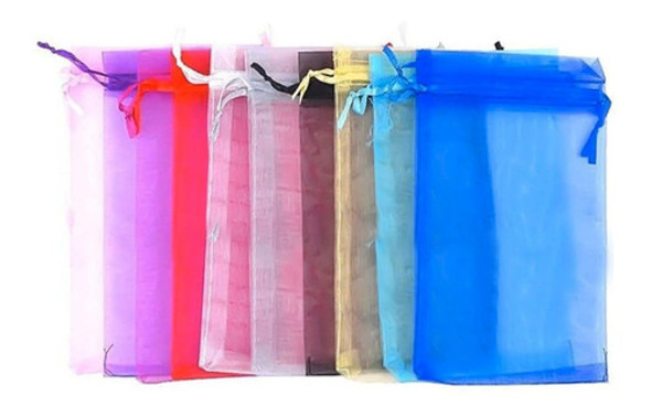 Bolsas De Organza 15 X 30 Cm Pack 10 Unidades Varios Colores 0 Bolsas De Organza 15 X 30 Cm Pack 10 Unidades Varios Colores 0