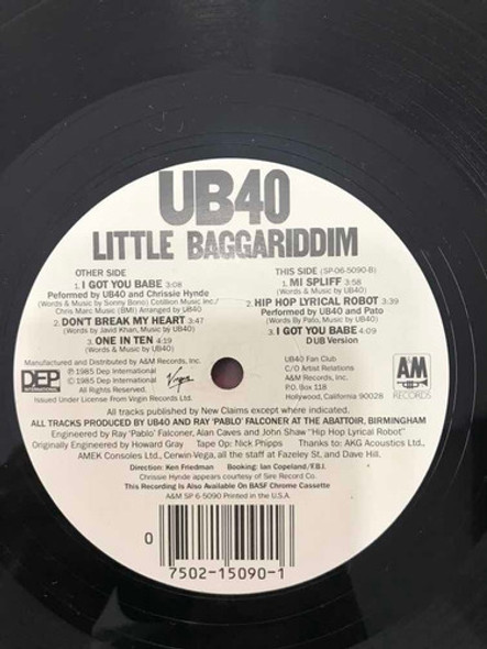 Lp Mix- Ub40 ( Little Baggariddim ) 1