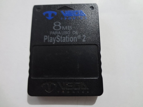 Memory Card Ps2 Vega 8mb Preto #1899 1
