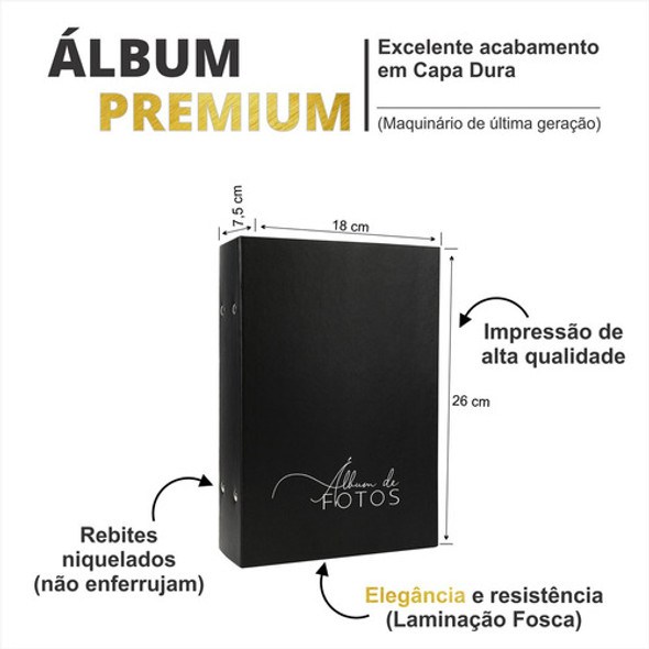 2 Albuns De Fotografia Total 1000 Fotos 10x15 Memorias Ofert 1