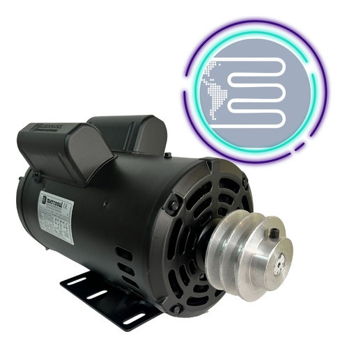 Motor Elétrico Mono 1,5cv 2pólos Alta Rotação Eberle C/polia 0