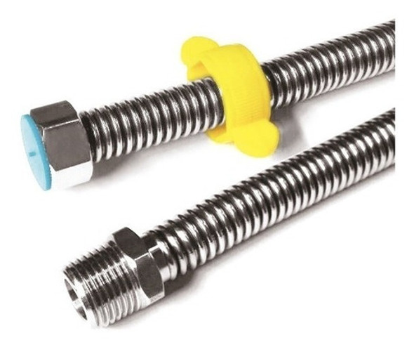 Flexible Corrugado 1/2 X 20 Cm Acero Inoxidable 2 Unidad 0