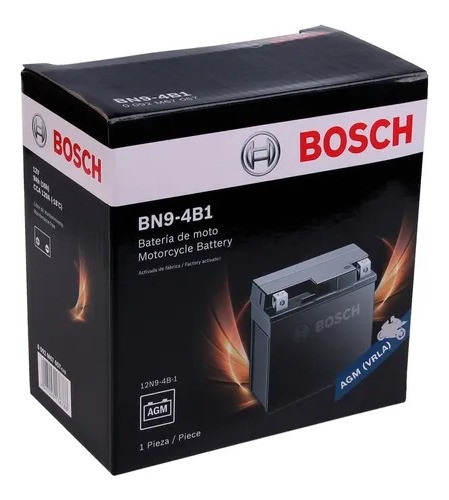 Bateria 12v 9amp  Motos  Bn9-4b1 / 12n9-4b-1 1