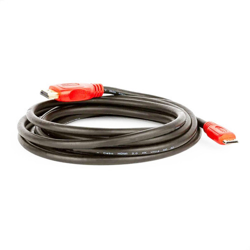 Kit 5 Cabo Mini Hdmi Para Hdmi 2.0 - 19 Pinos, 4k 10 Metros 1