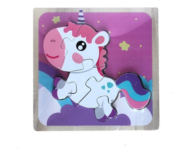 Rompecabezas Didáctico Infantil De Encastre (madera) 1 Rompecabezas Didáctico Infantil De Encastre (madera) 1