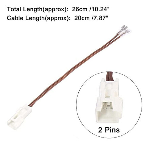 X Autohaux 4 Piezas Conector Adaptador De Arnés De Cables De 1