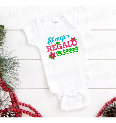 Plantillas Bodys Primer Navidad Bebés Remeras Diseños #2 1