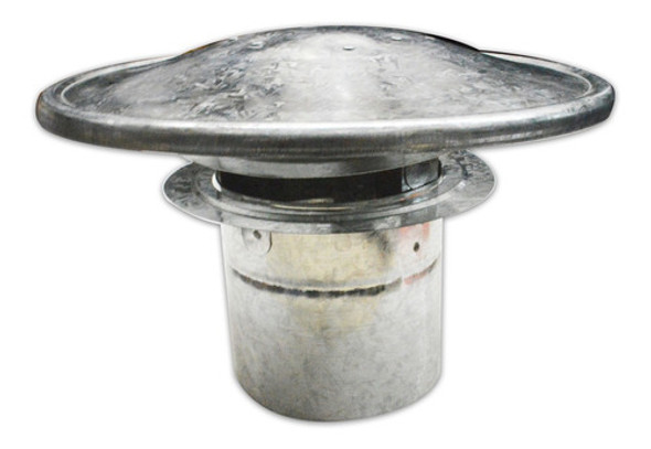 Zingueria Sombrero Doble Aro 6 Pulgadas (150mm) Chapa Galva 0