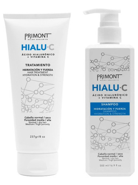 Shampoo + Trat Acido Hialuronico Hidratacion X 500ml Primont 0